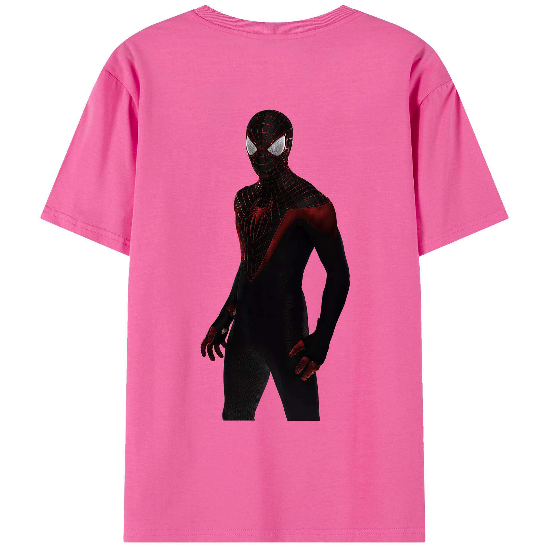 （画像用） Spider Man スパイダーマン レディース半袖Tシャツ(バックプリント)